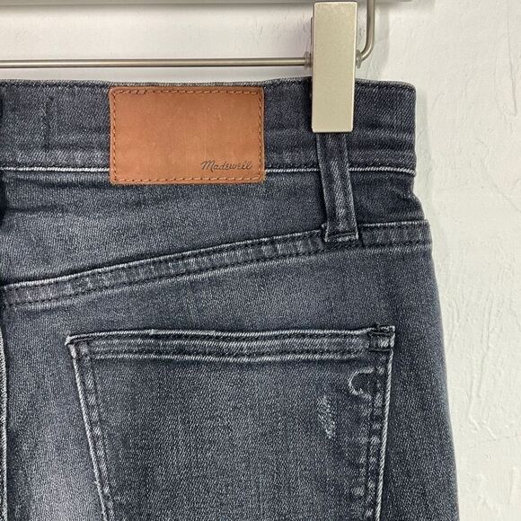 Madewell Black Kincaid Distressed High Riser Skinny Jeans 27 - Picture 4 of 6